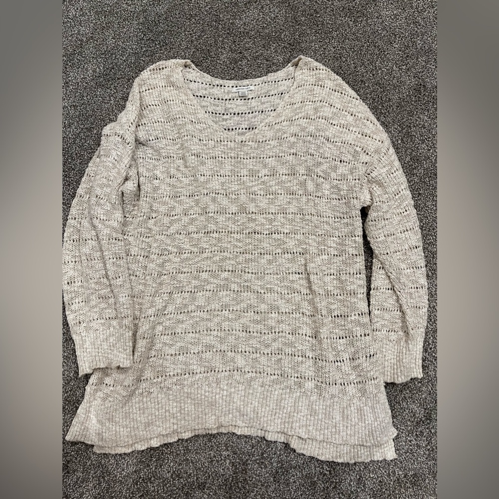 AE Oversized Cream Sweater
